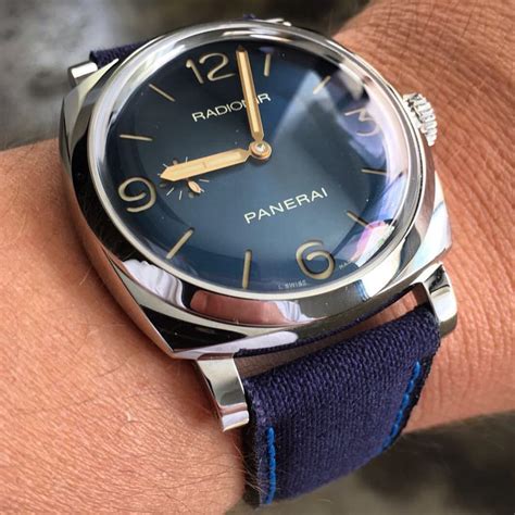 panerai strap with blue stiching|Strap Guide .